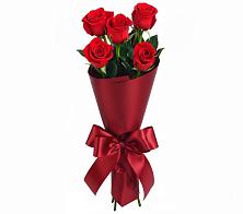 Букет 5 Красных роз Эдлесс Лав в Гигирево