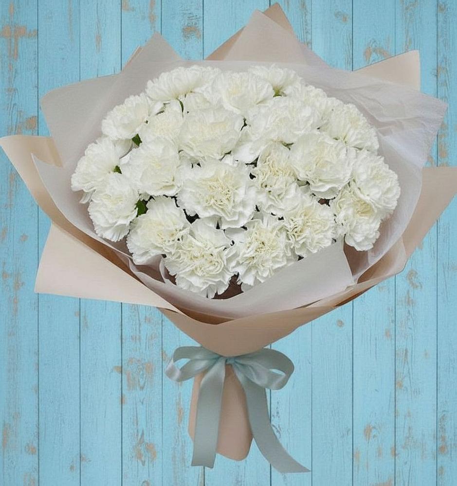 Букет цветов из: Гвоздики в Гигирево