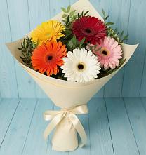 Букет цветов из:  Герберы #REPLACE_PRED# Гигирево