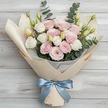 Букет цветов из:  Лизиантусы в Гигирево