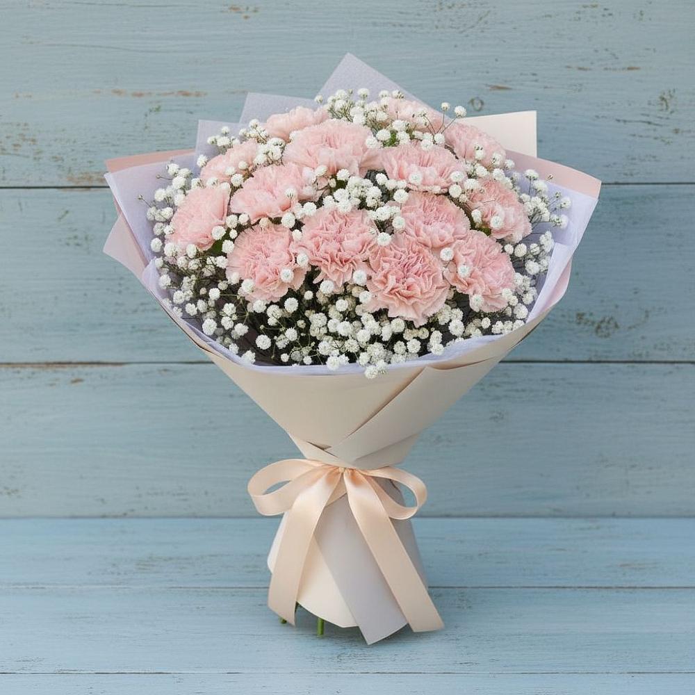 Букет цветов из: Гвоздики в Гигирево