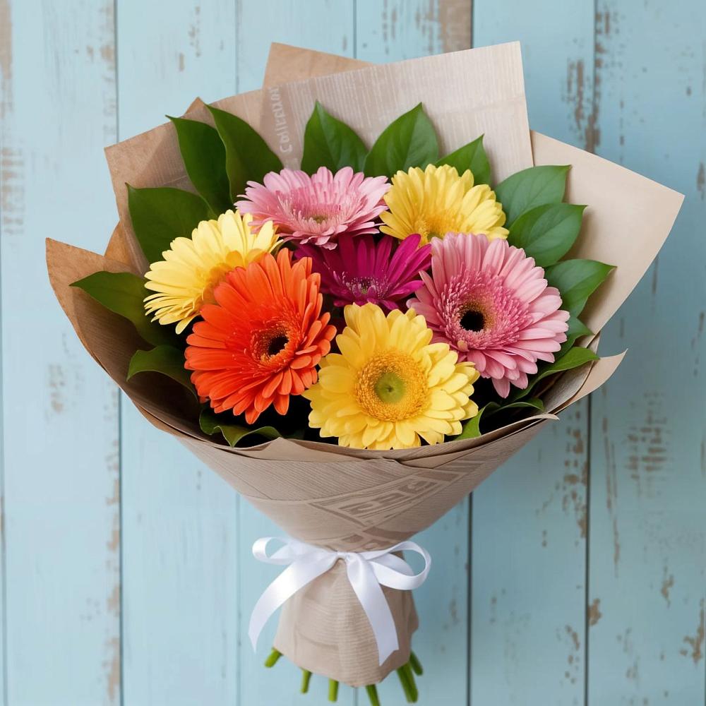 Букет цветов из: Герберы в Гигирево