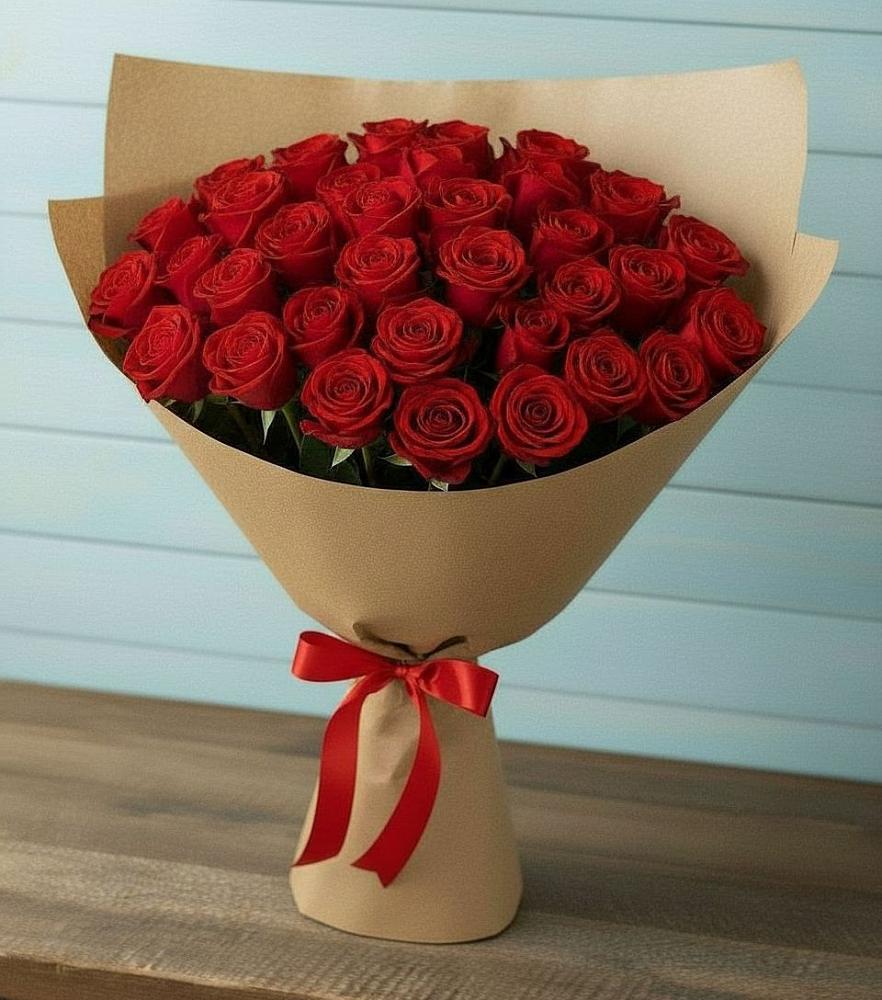 Букет Красные розы Милано в Гигирево