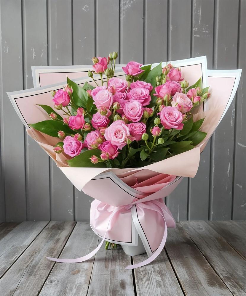 Букет Розовый кустик в Гигирево