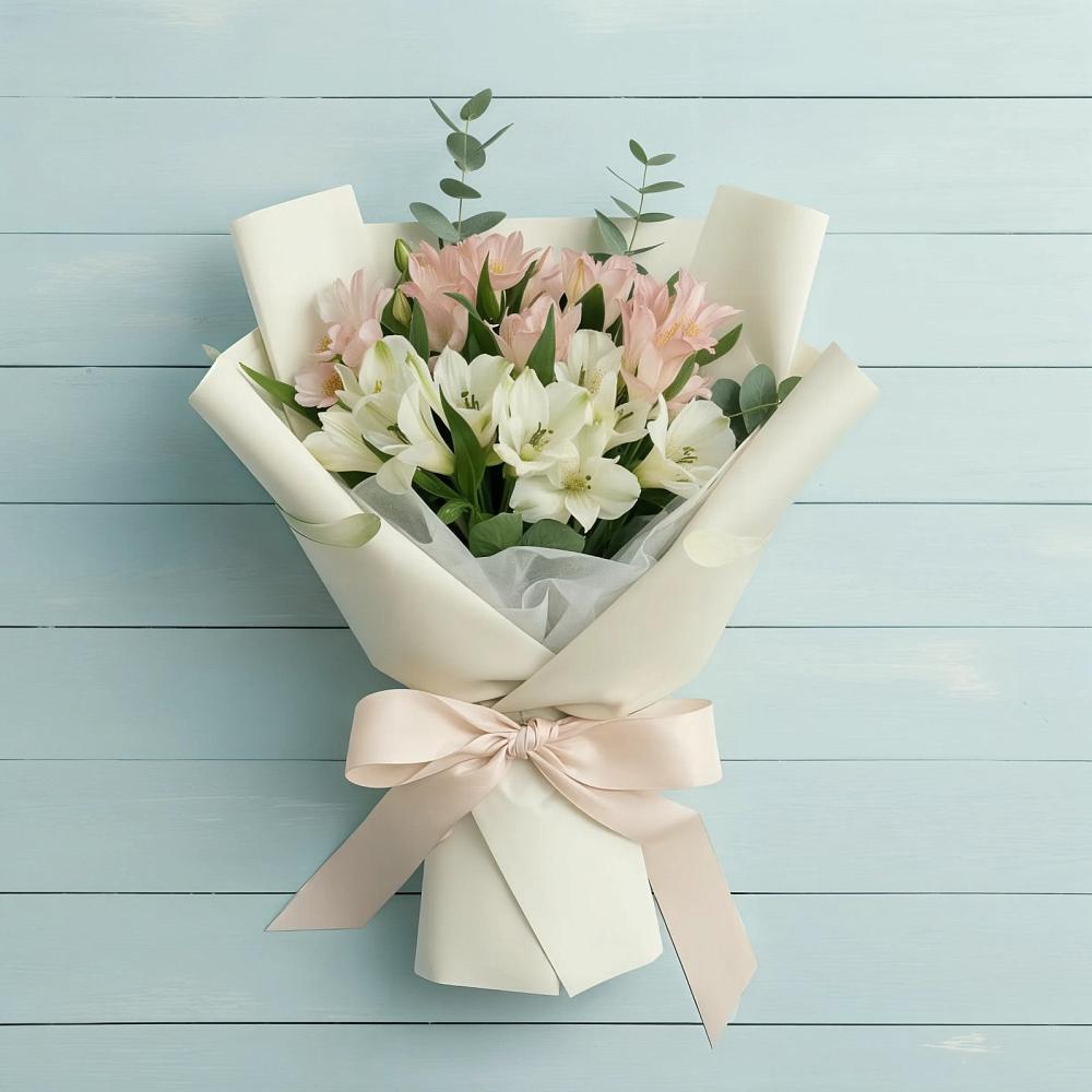 Букет цветов из: Альстромерии в Гигирево