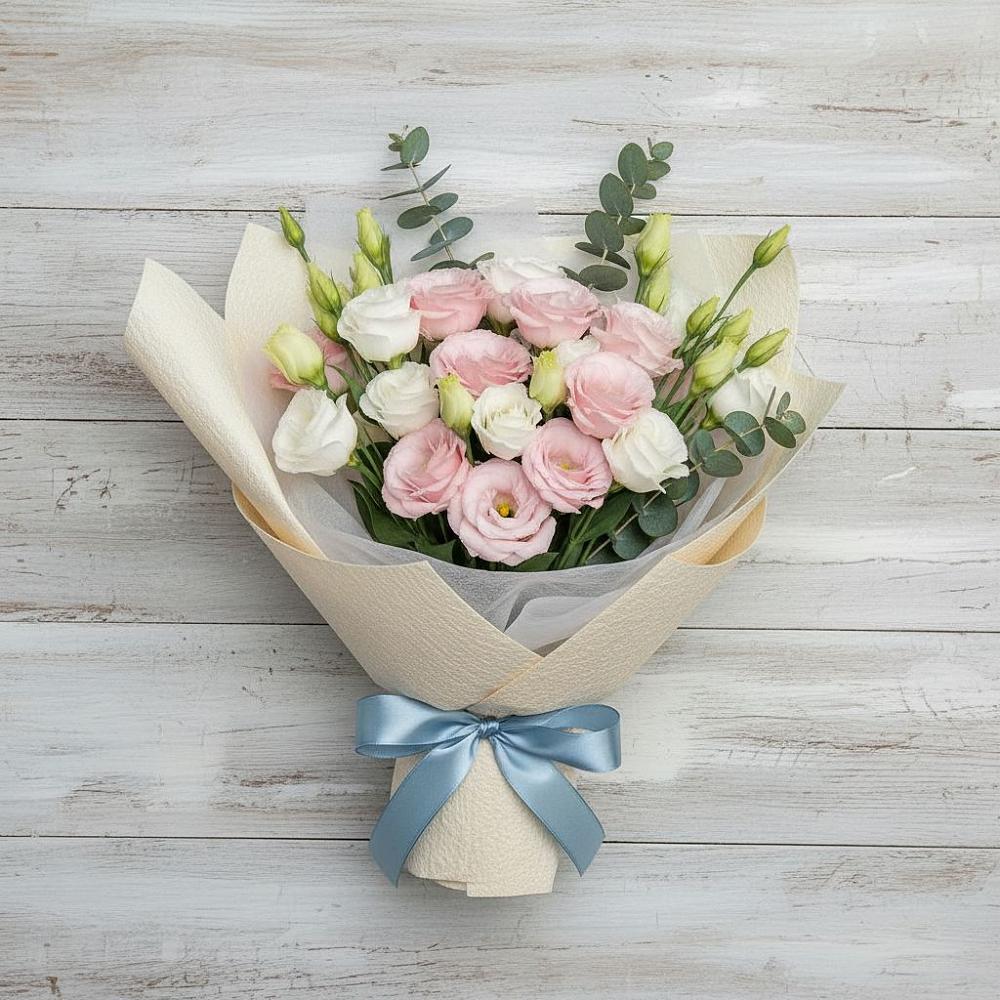 Букет цветов из: Лизиантусы в Гигирево